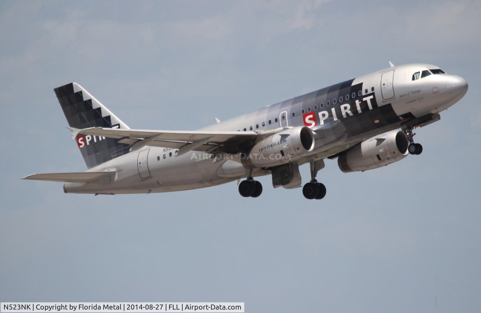 N523NK, 2006 Airbus A319-132 C/N 2898, Spirit