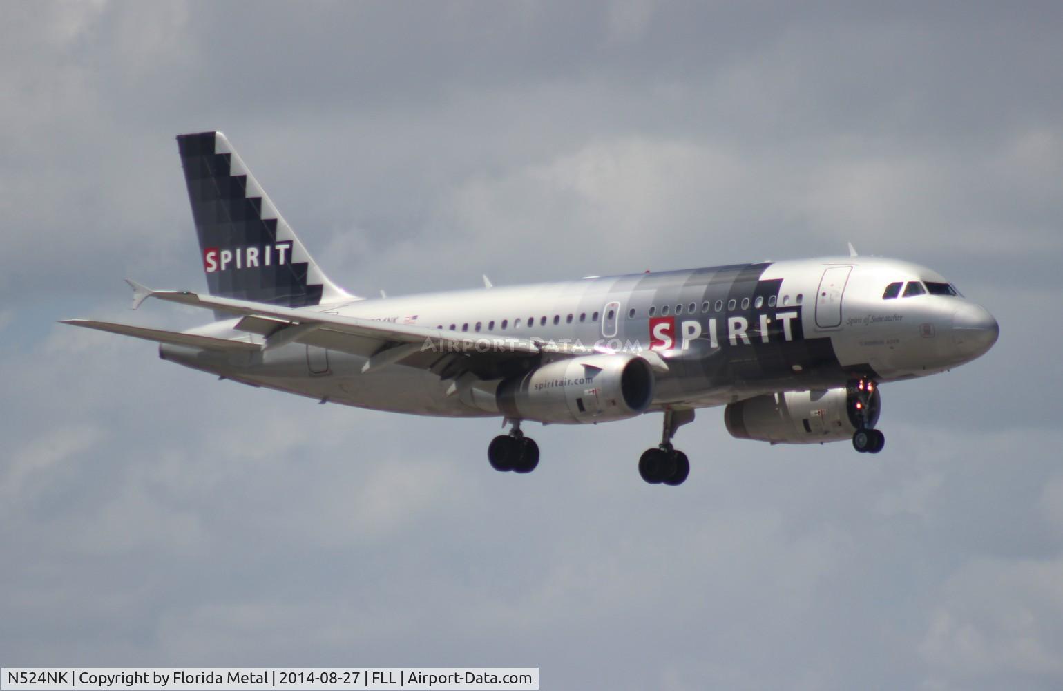 N524NK, 2006 Airbus A319-132 C/N 2929, Spirit