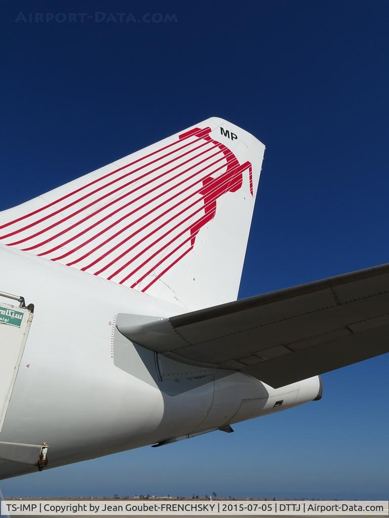 TS-IMP, 2002 Airbus A320-211 C/N 1700, TU6254 to BOD