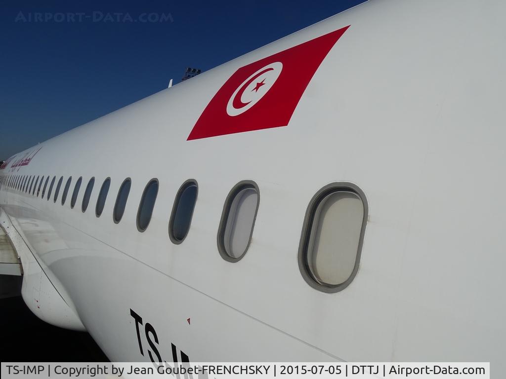 TS-IMP, 2002 Airbus A320-211 C/N 1700, TU6254 to BOD