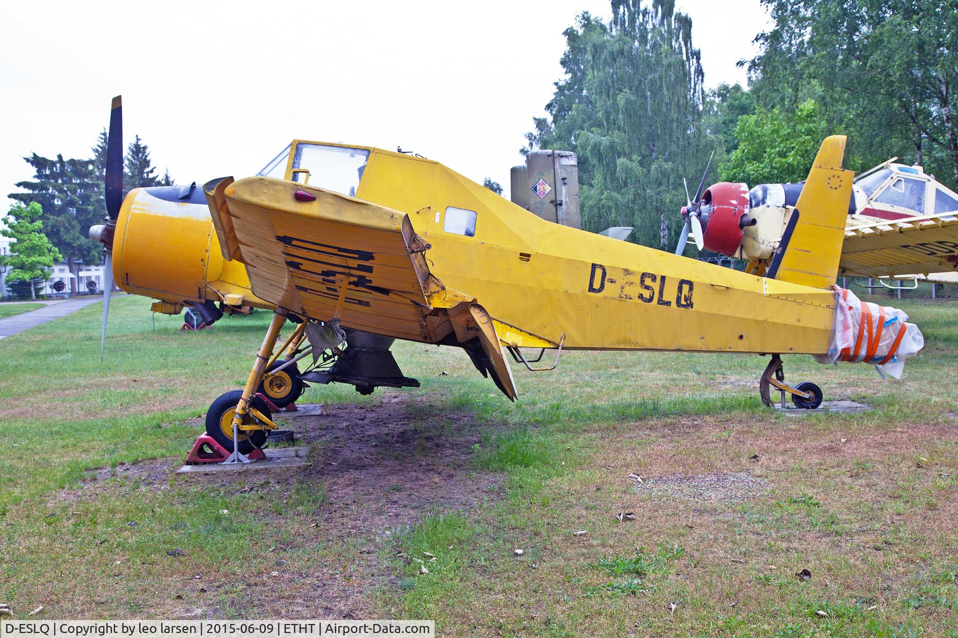 D-ESLQ, 1972 Let Z-37A Cmelak C/N 14-20, Flugplatzmuseum Cottbus 9.6.15