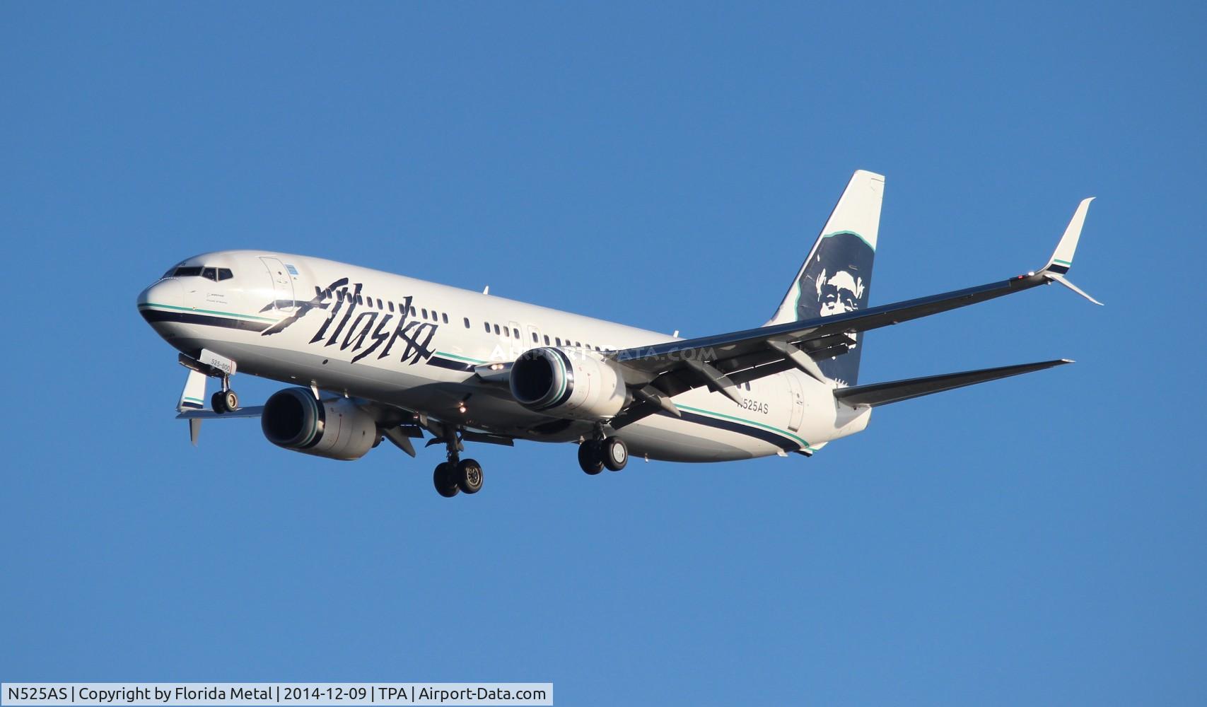 N525AS, 2009 Boeing 737-890 C/N 35692, Alaska