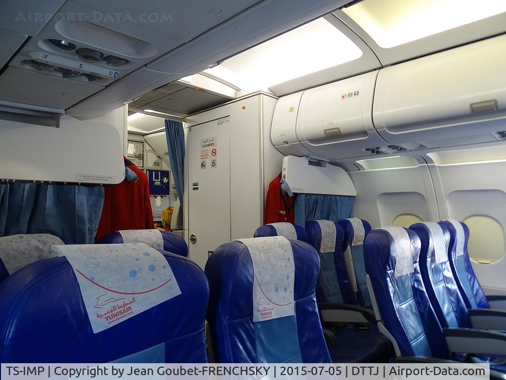 TS-IMP, 2002 Airbus A320-211 C/N 1700, TU6254 to BOD (23 pax on board.....!)