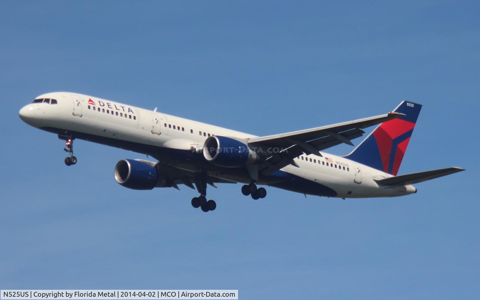 N525US, 1987 Boeing 757-251 C/N 23619, Delta