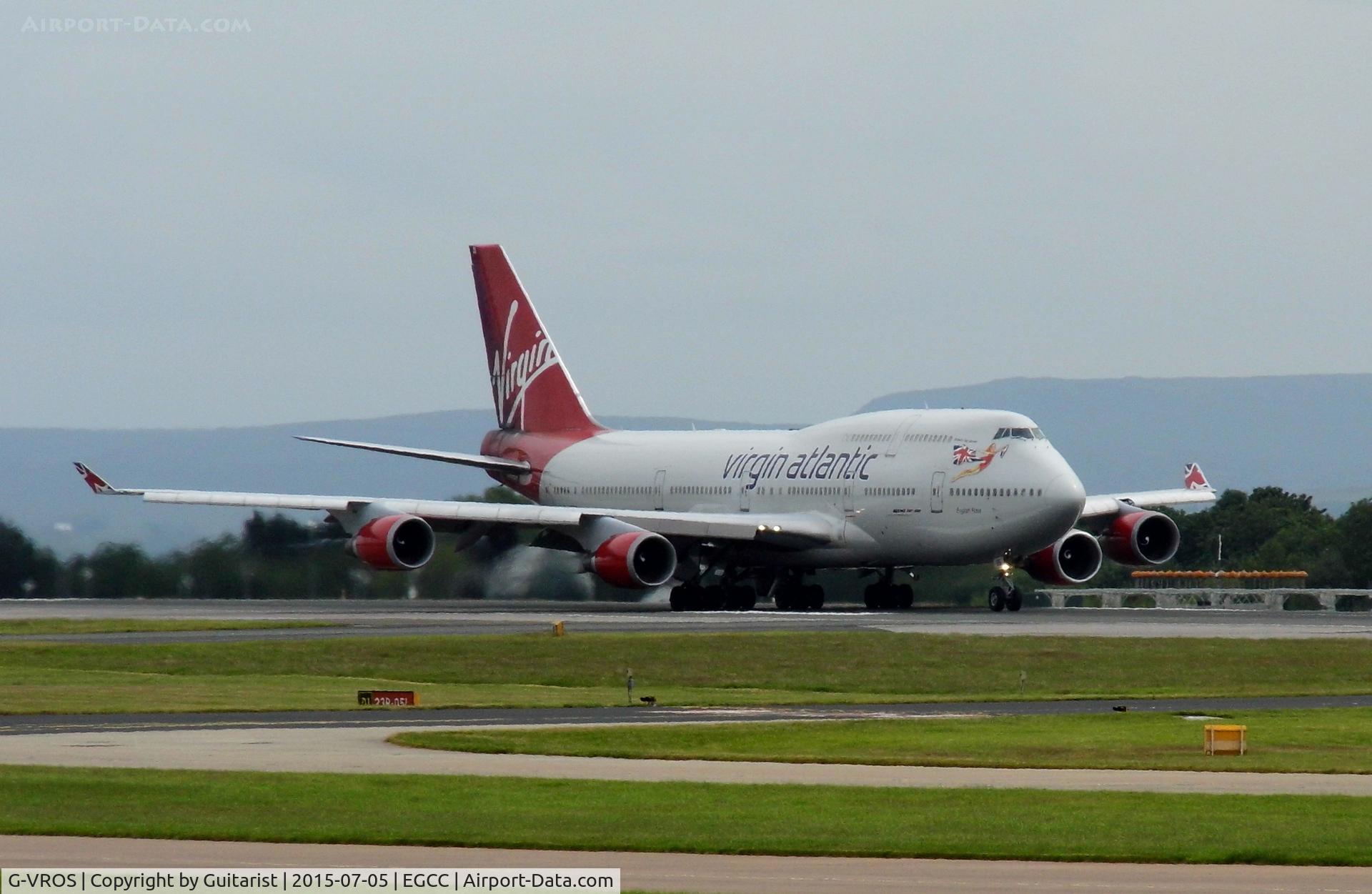 G-VROS, 2001 Boeing 747-443 C/N 30885, At Manchester