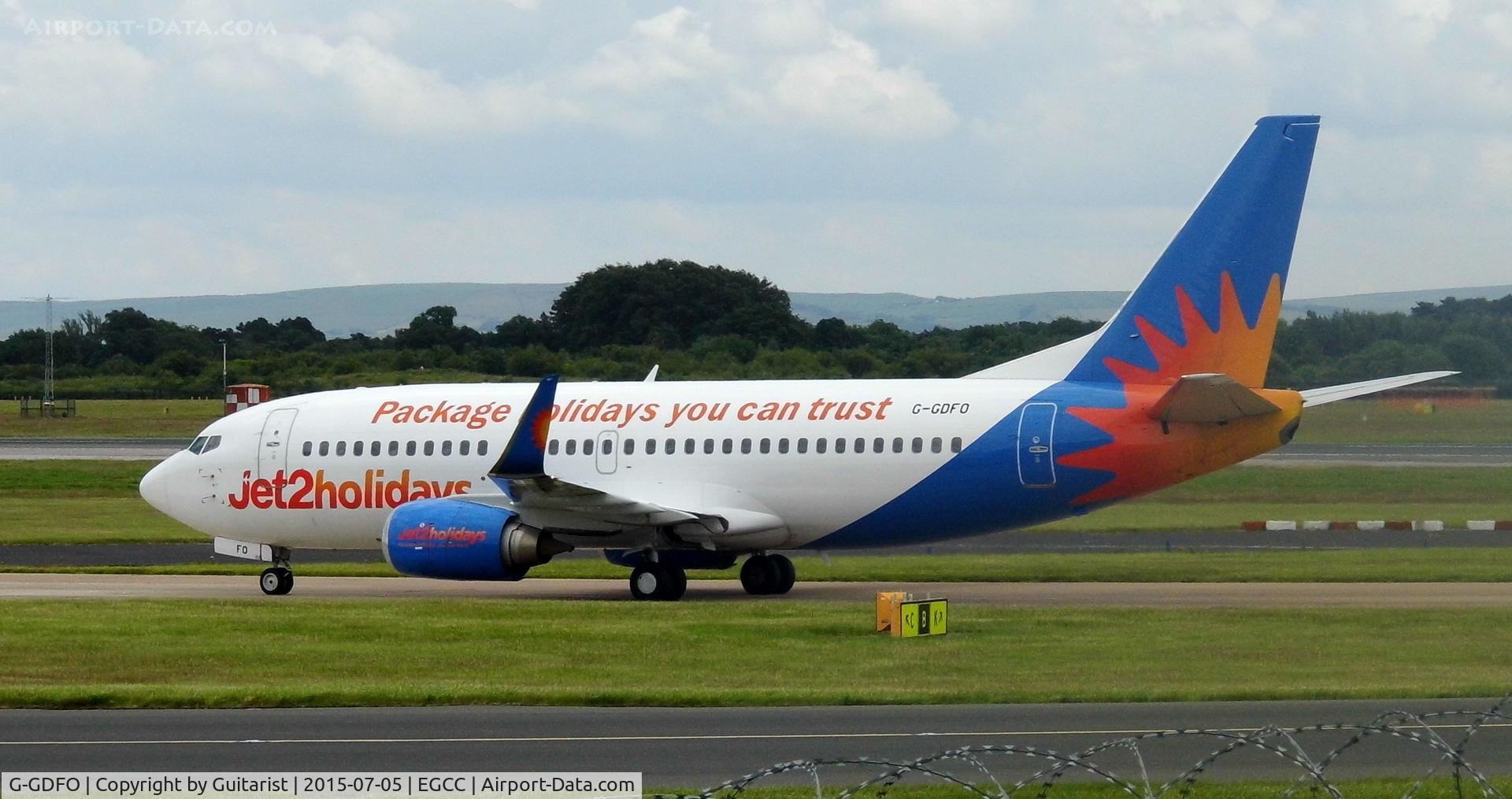 G-GDFO, 1998 Boeing 737-3U3 C/N 28740, At Manchester