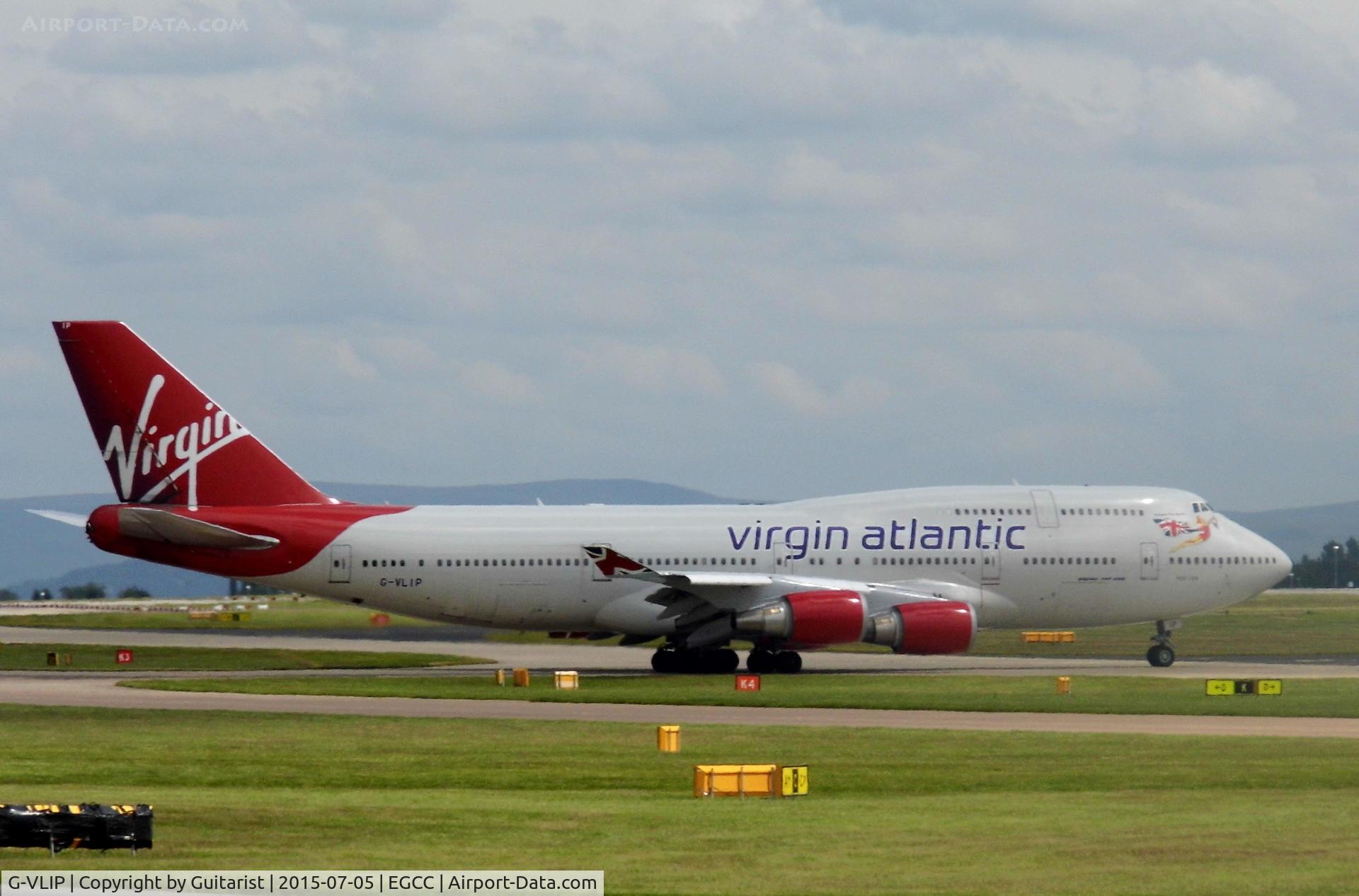 G-VLIP, 2001 Boeing 747-443 C/N 32338, At Manchester