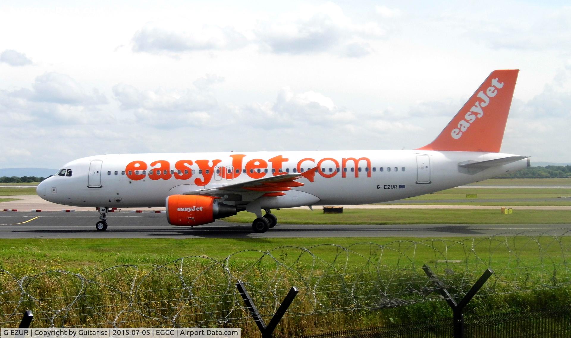 G-EZUR, 2012 Airbus A320-214 C/N 5064, At Manchester