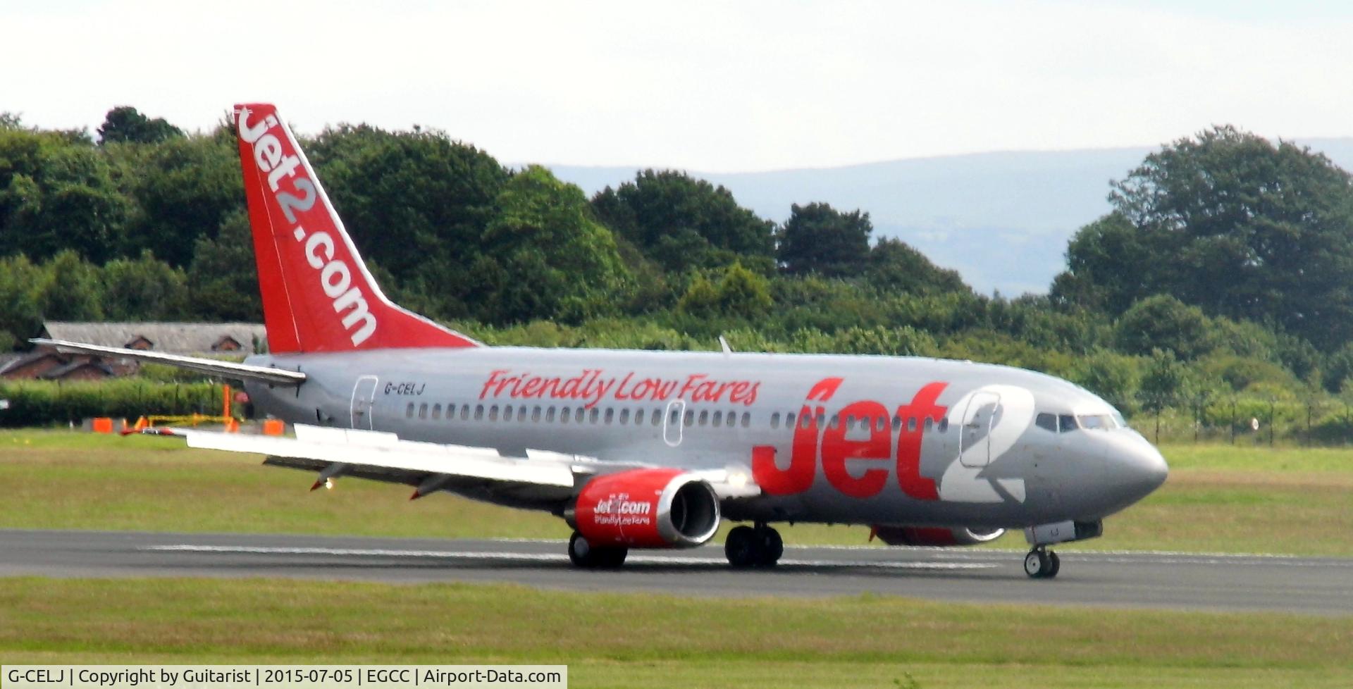 G-CELJ, 1986 Boeing 737-330 C/N 23529, At Manchester