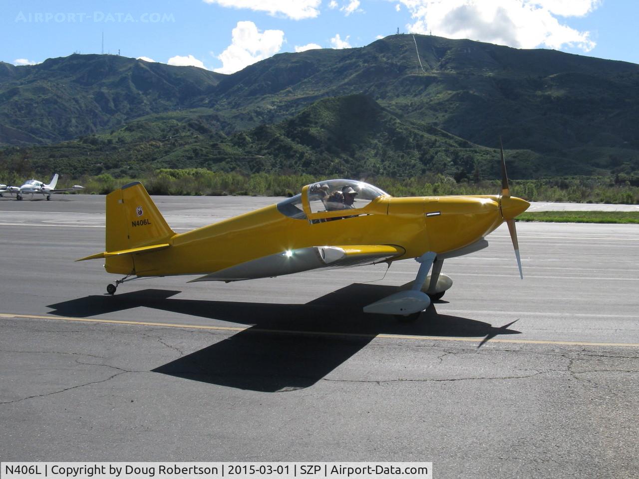 N406L, 2008 Vans RV-6 C/N 936, Provo PROVO 6, Lycoming O-320 160 Hp, taxi to Rwy 04, Young Eagles Flight