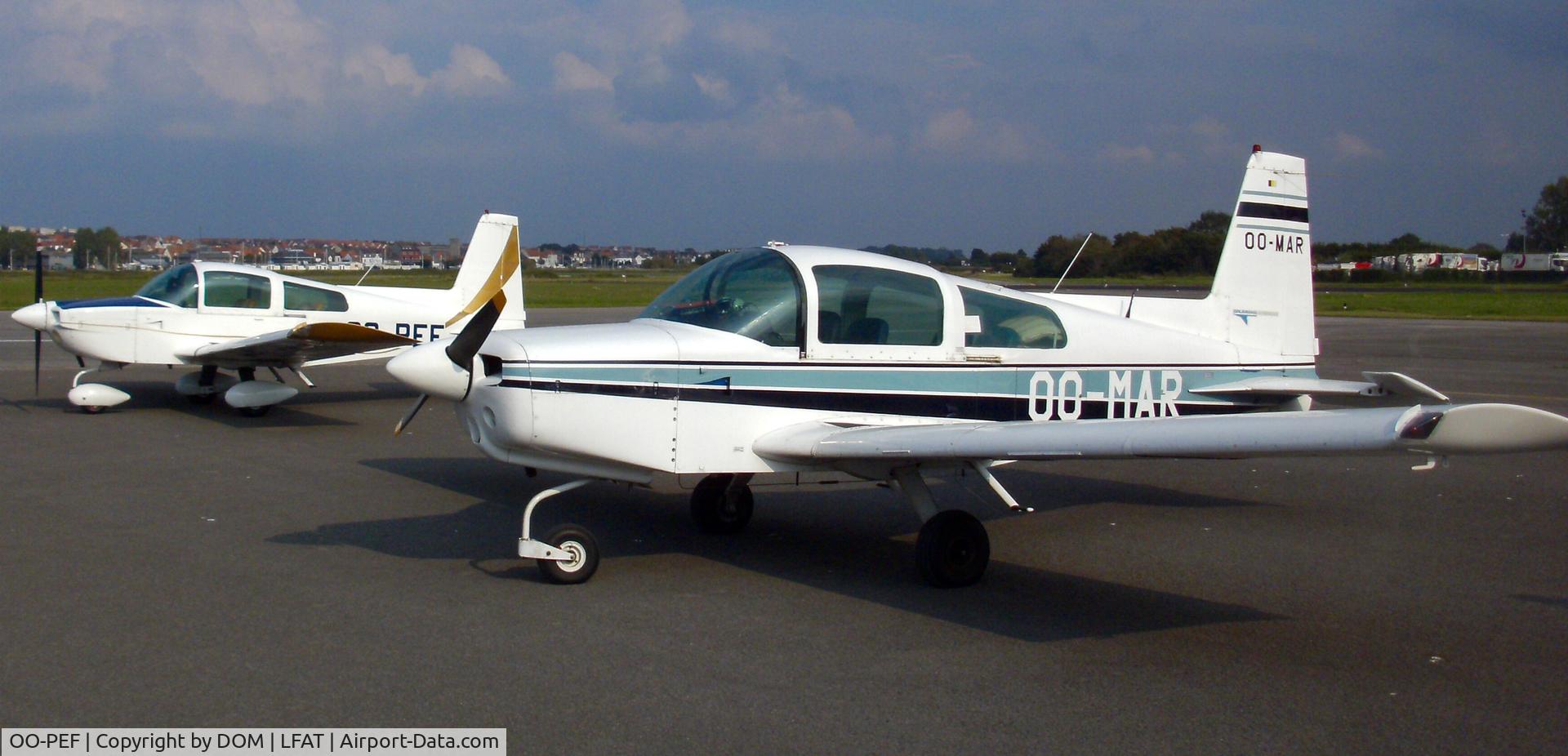 OO-PEF, 1979 Grumman American AA-5B Tiger C/N AA5B-1128, Grumman fly-in LFAT 09/2014