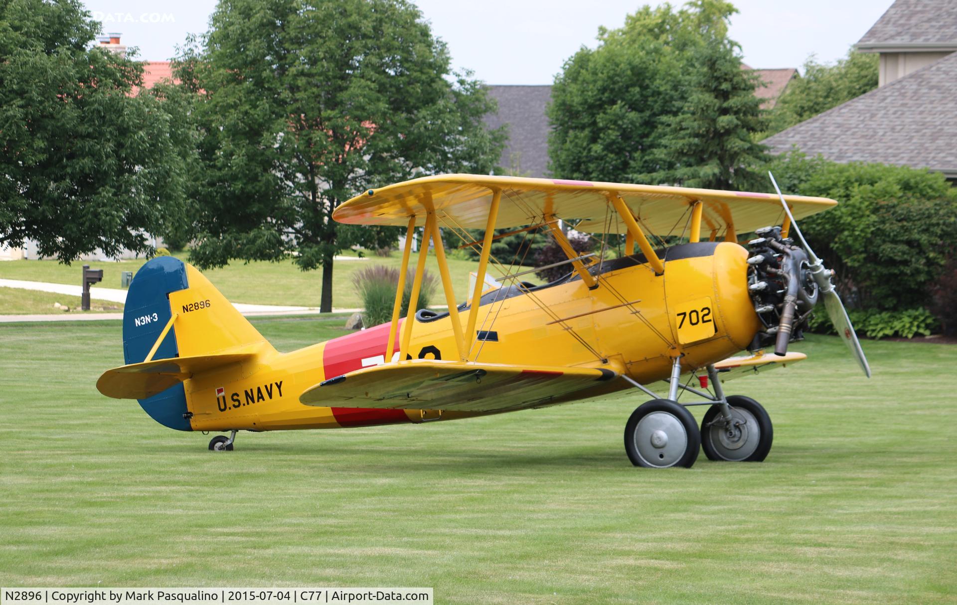N2896, 1960 Naval Aircraft Factory N3N-3 C/N 2896, Navy N3N-3