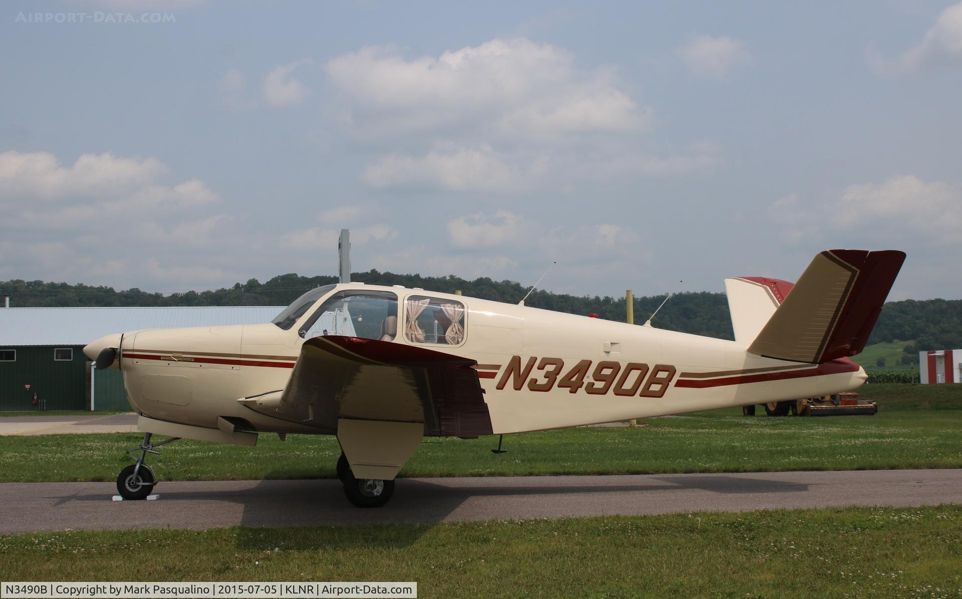 N3490B, 1954 Beech E35 C/N D-3710, Beech E35