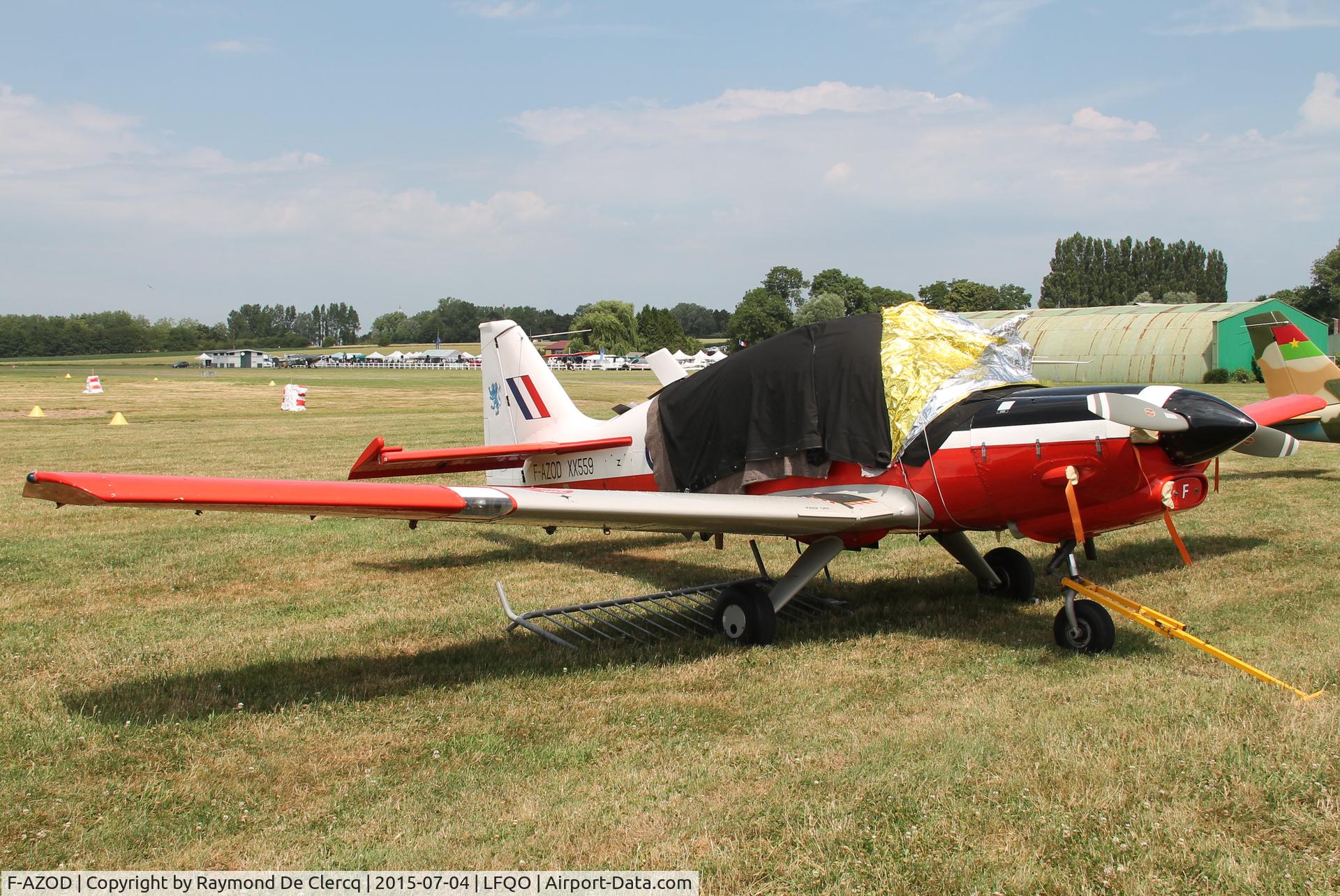 F-AZOD, 1973 Scottish Aviation Bulldog T.1 C/N BH.120/255, Festival de l'air at Bondues.
