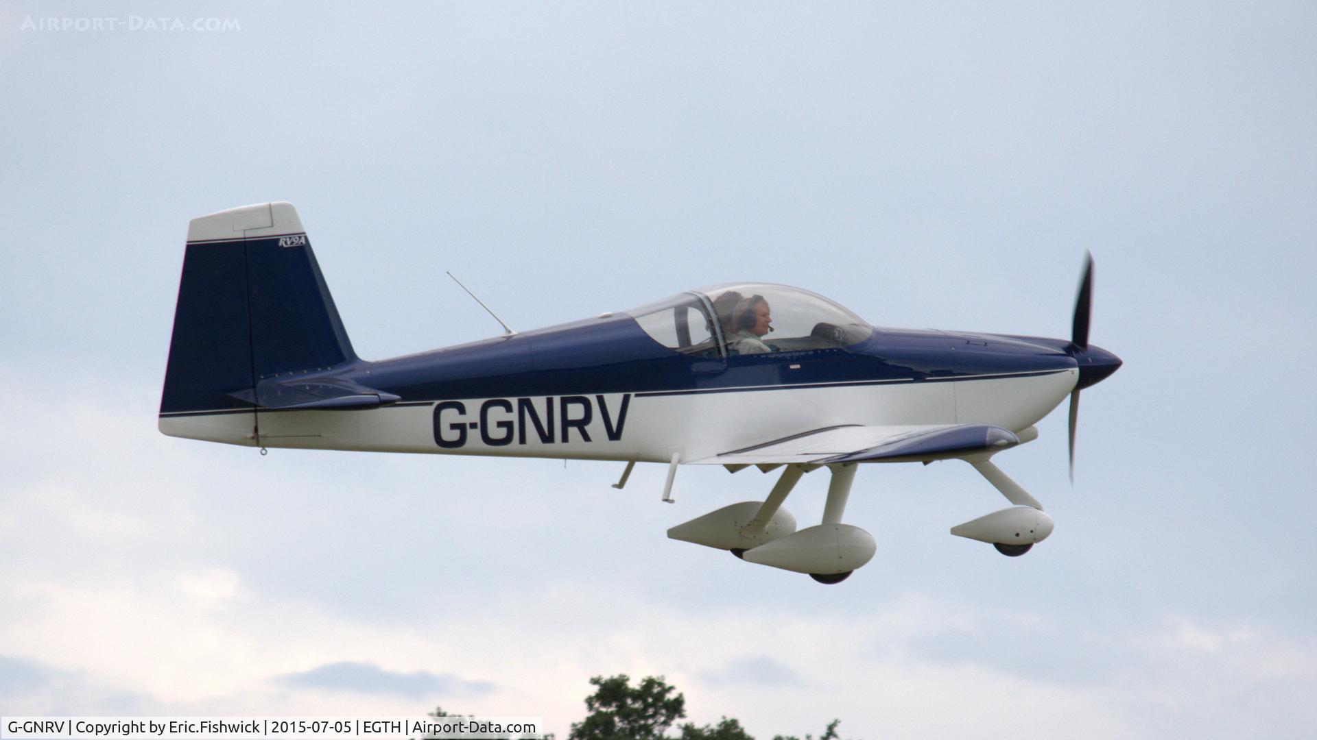 G-GNRV, 2005 Vans RV-9A C/N PFA 320-14344, 42. G-GNRV departing the Shuttleworth Military Pagent Airshow, July 2015.