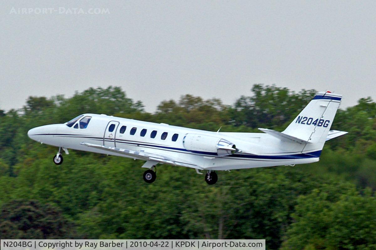 N204BG, 1999 Cessna 560 Citation Ultra C/N 560-0503, Cessna Citation Ultra [560-0503] Atlanta-Dekalb Peachtree~N 22/04/2010
