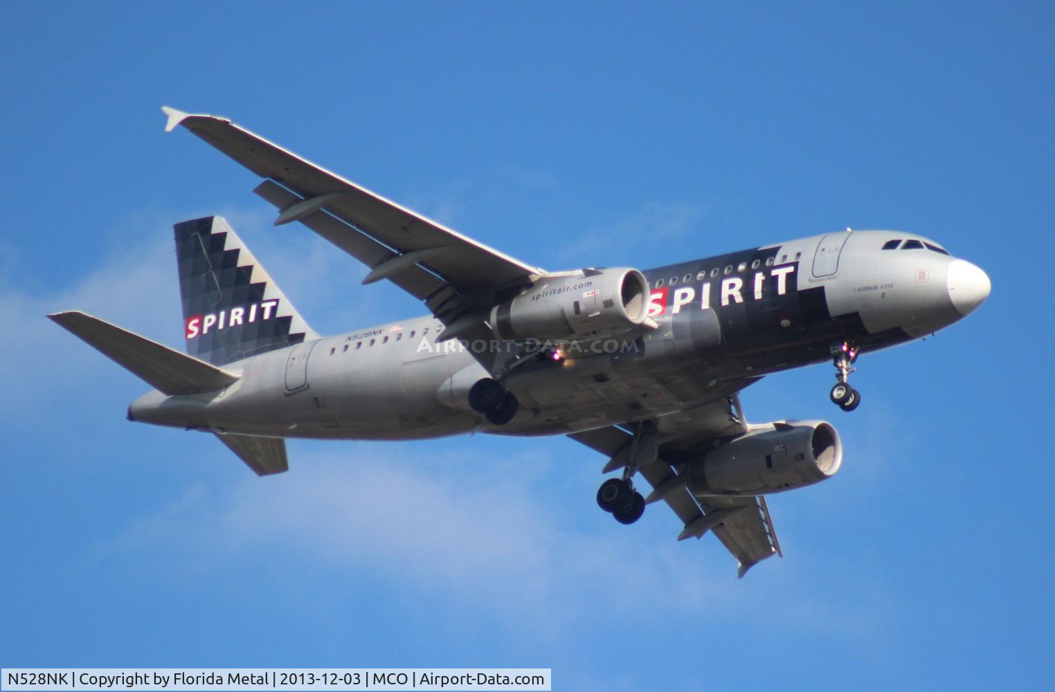 N528NK, 2007 Airbus A319-132 C/N 2983, Spirit A319