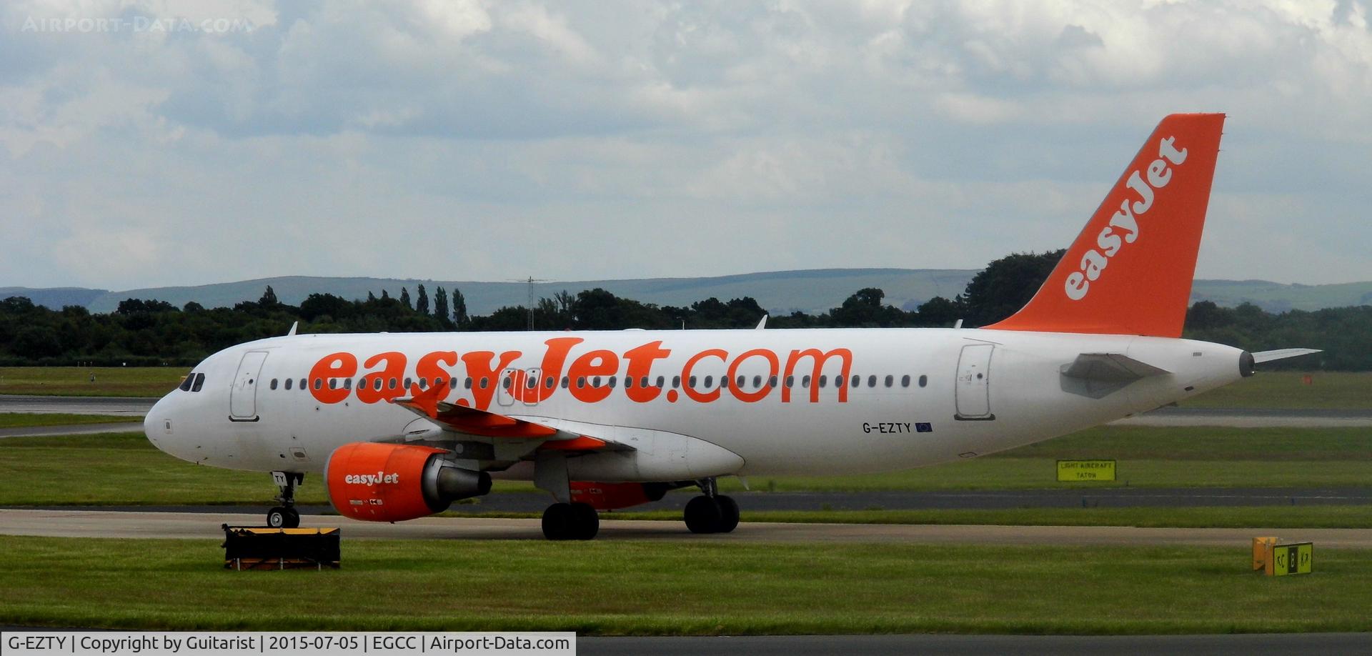 G-EZTY, 2010 Airbus A320-214 C/N 4554, At Manchester