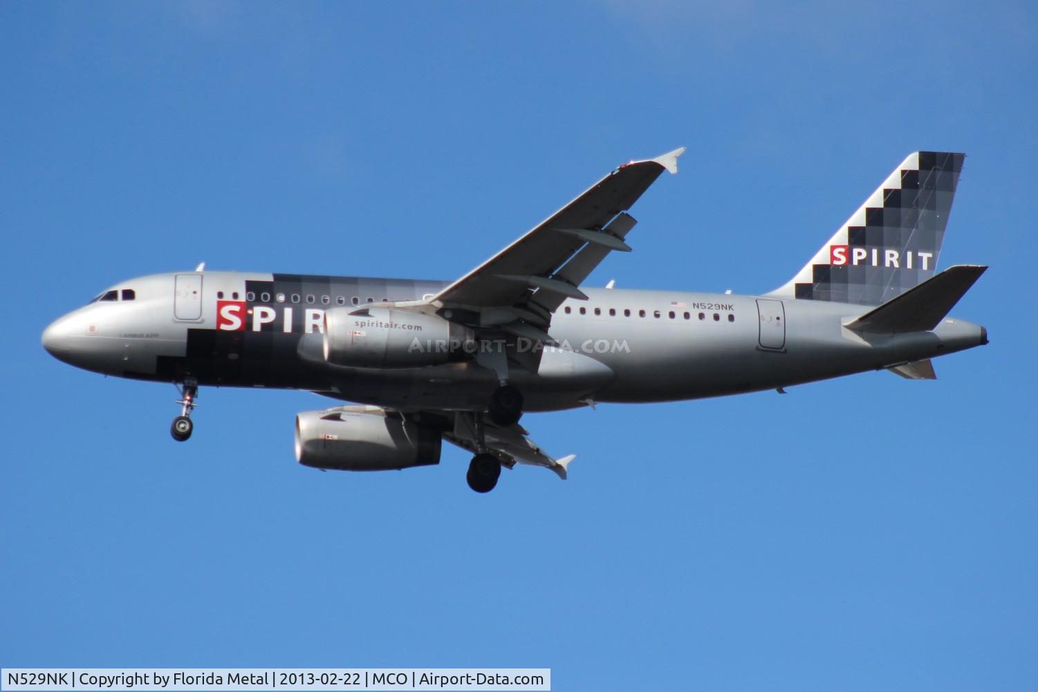 N529NK, 2007 Airbus A319-132 C/N 3007, Spirit