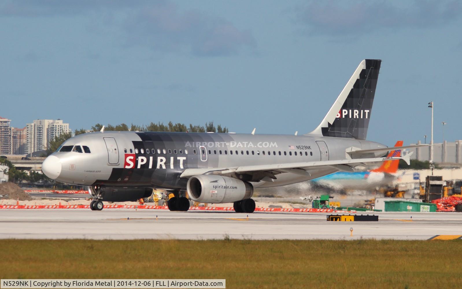 N529NK, 2007 Airbus A319-132 C/N 3007, Spirit