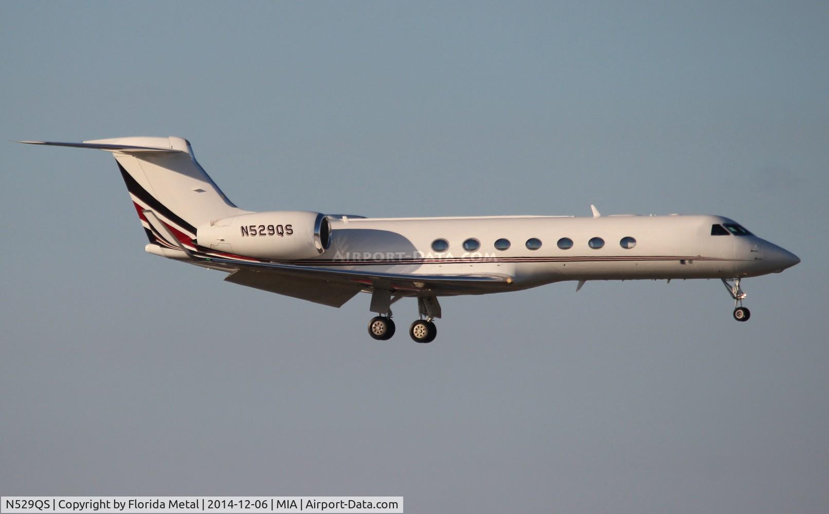 N529QS, 2007 Gulfstream Aerospace GV-SP (G550) C/N 5156, Net Jets G550