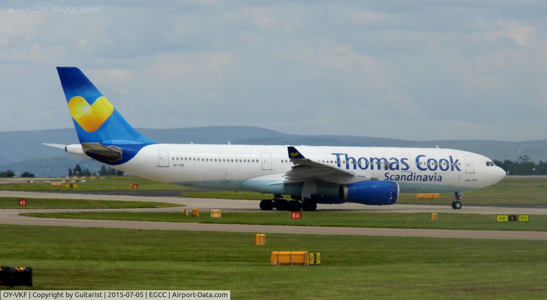 OY-VKF, 1999 Airbus A330-243 C/N 309, At Manchester