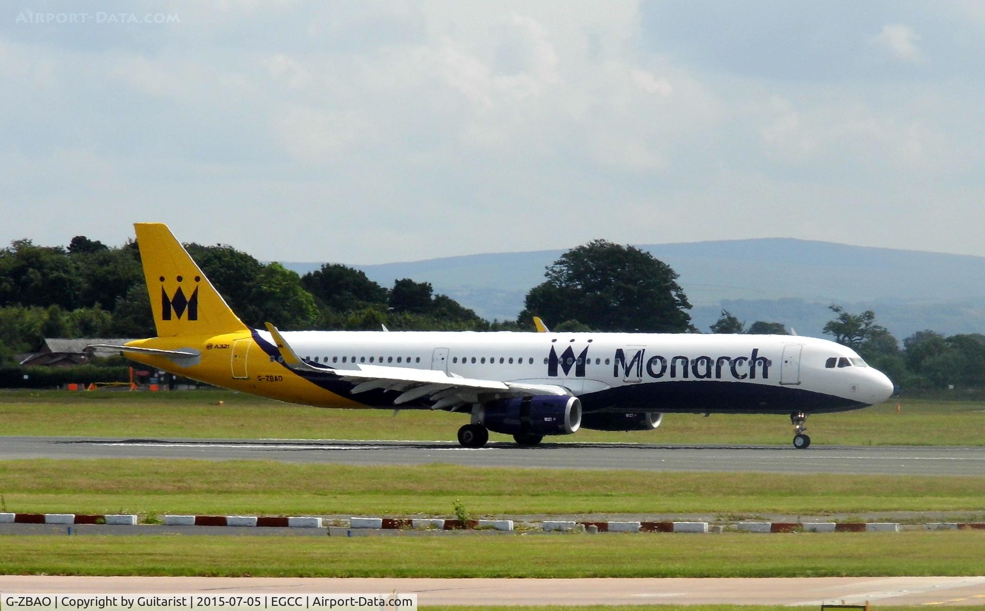 G-ZBAO, 2014 Airbus A321-231 C/N 6126, At Manchester