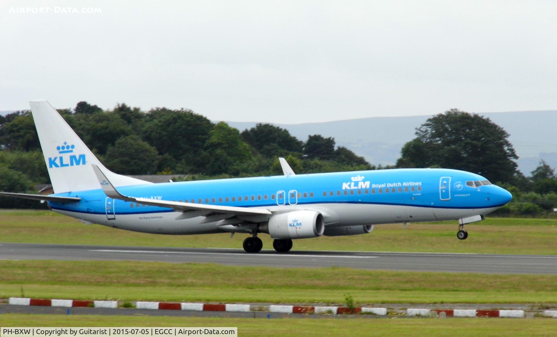 PH-BXW, 2007 Boeing 737-8K2 C/N 30360, At Manchester