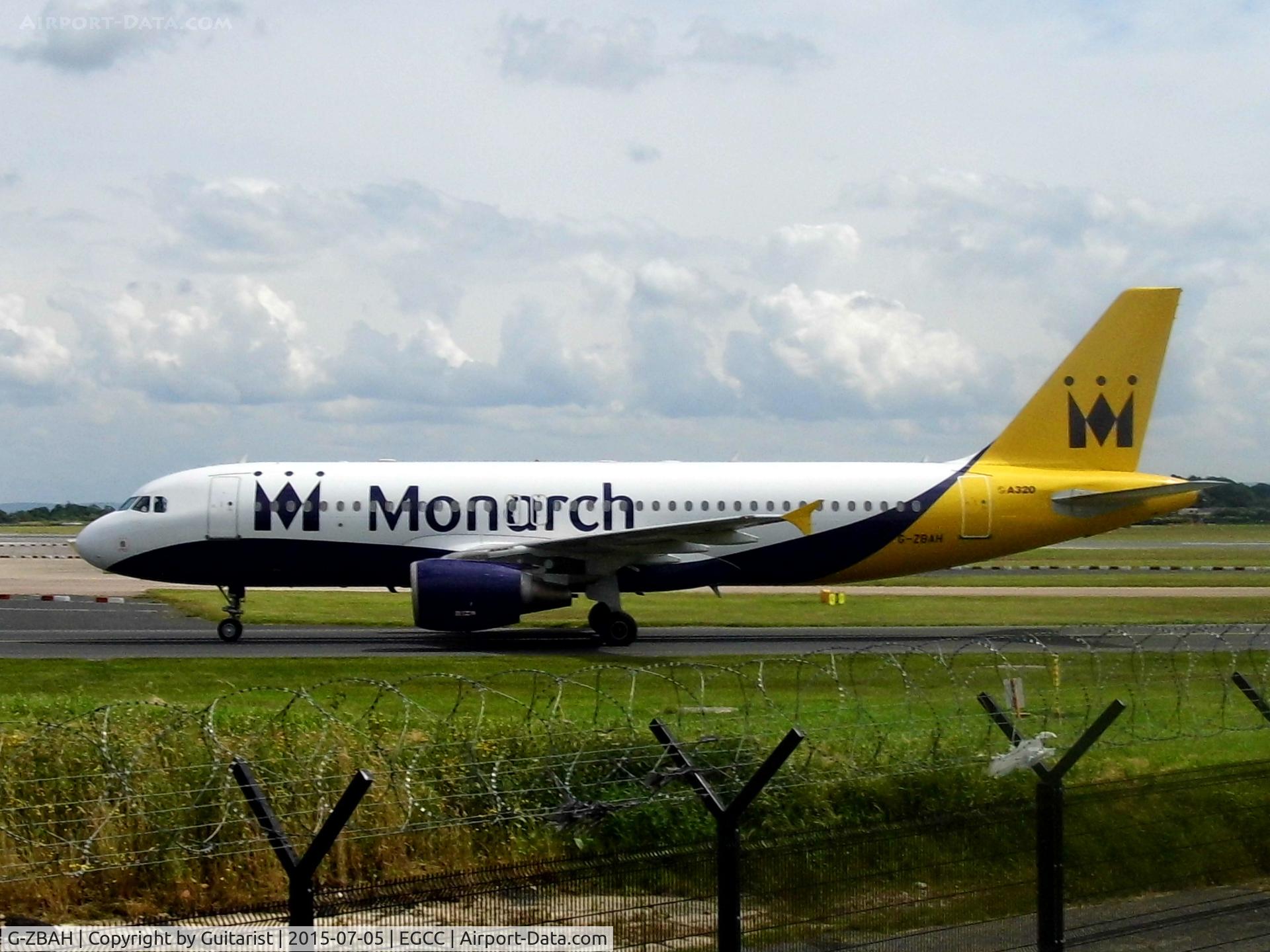 G-ZBAH, 2001 Airbus A320-214 C/N 1413, At Manchester
