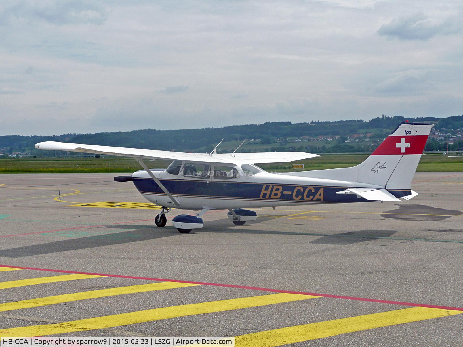 HB-CCA, 1977 Reims FR172K Hawk XP C/N FR17200621, on apron LSZG