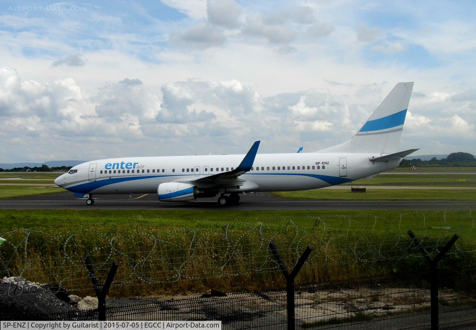 SP-ENZ, 1998 Boeing 737-85F C/N 28823, At Manchester