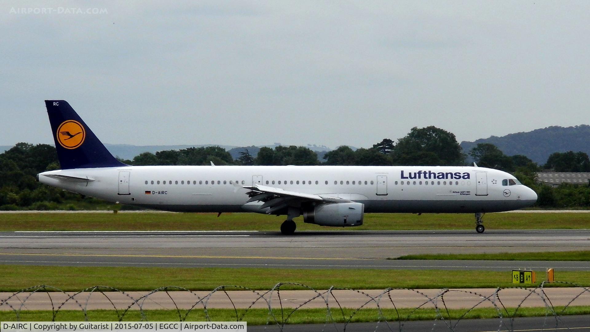 D-AIRC, 1994 Airbus A321-131 C/N 0473, At Manchester