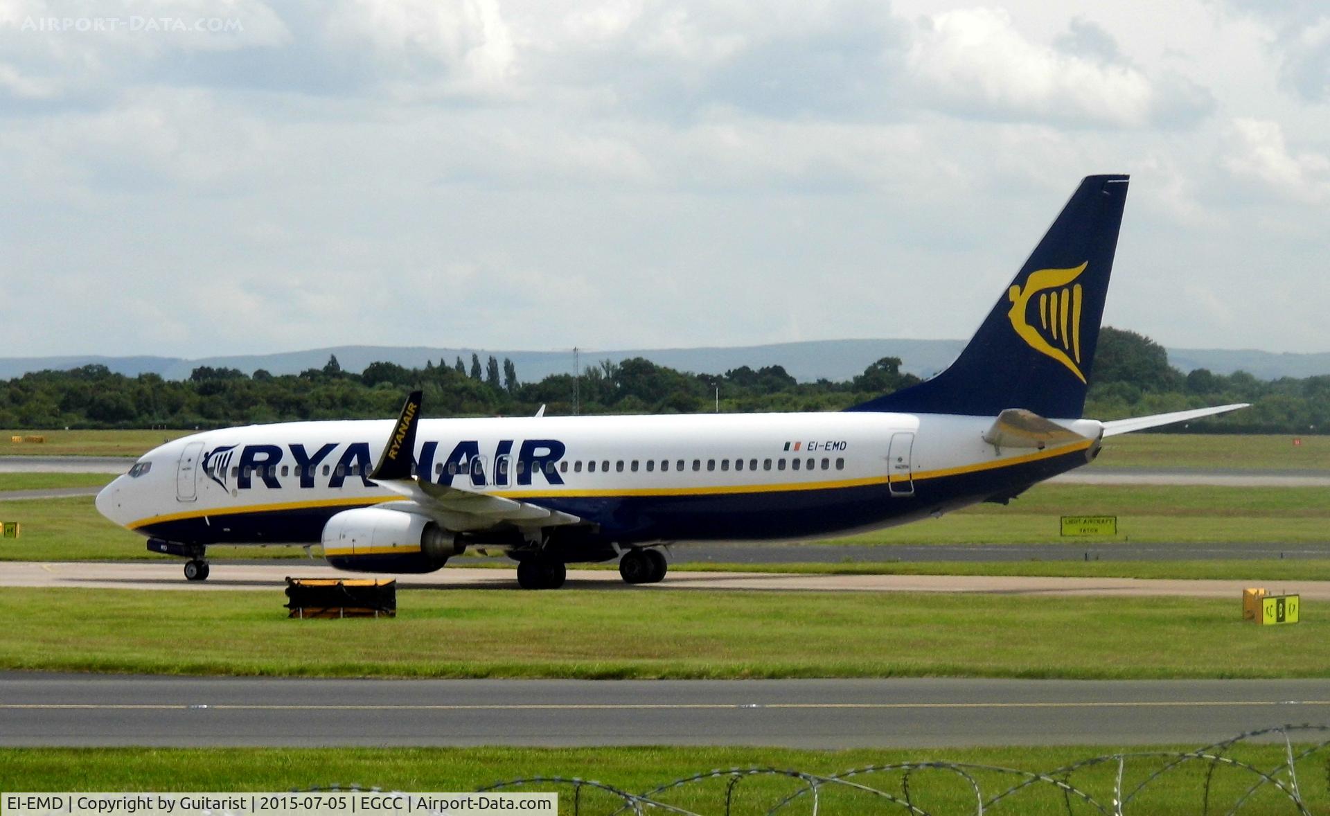 EI-EMD, 2010 Boeing 737-8AS C/N 38509, At Manchester