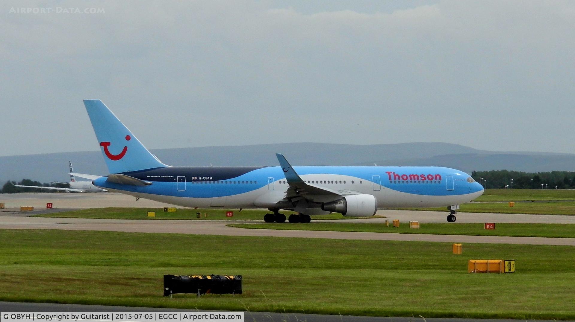 G-OBYH, 1999 Boeing 767-304/ER C/N 28883, At Manchester
