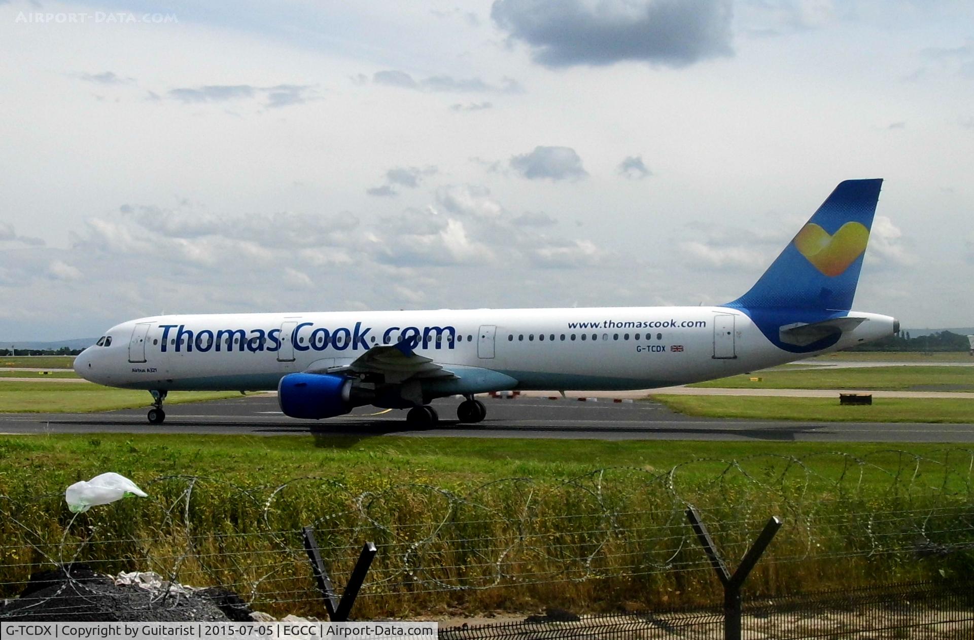 G-TCDX, 2002 Airbus A321-211 C/N 1887, At Manchester