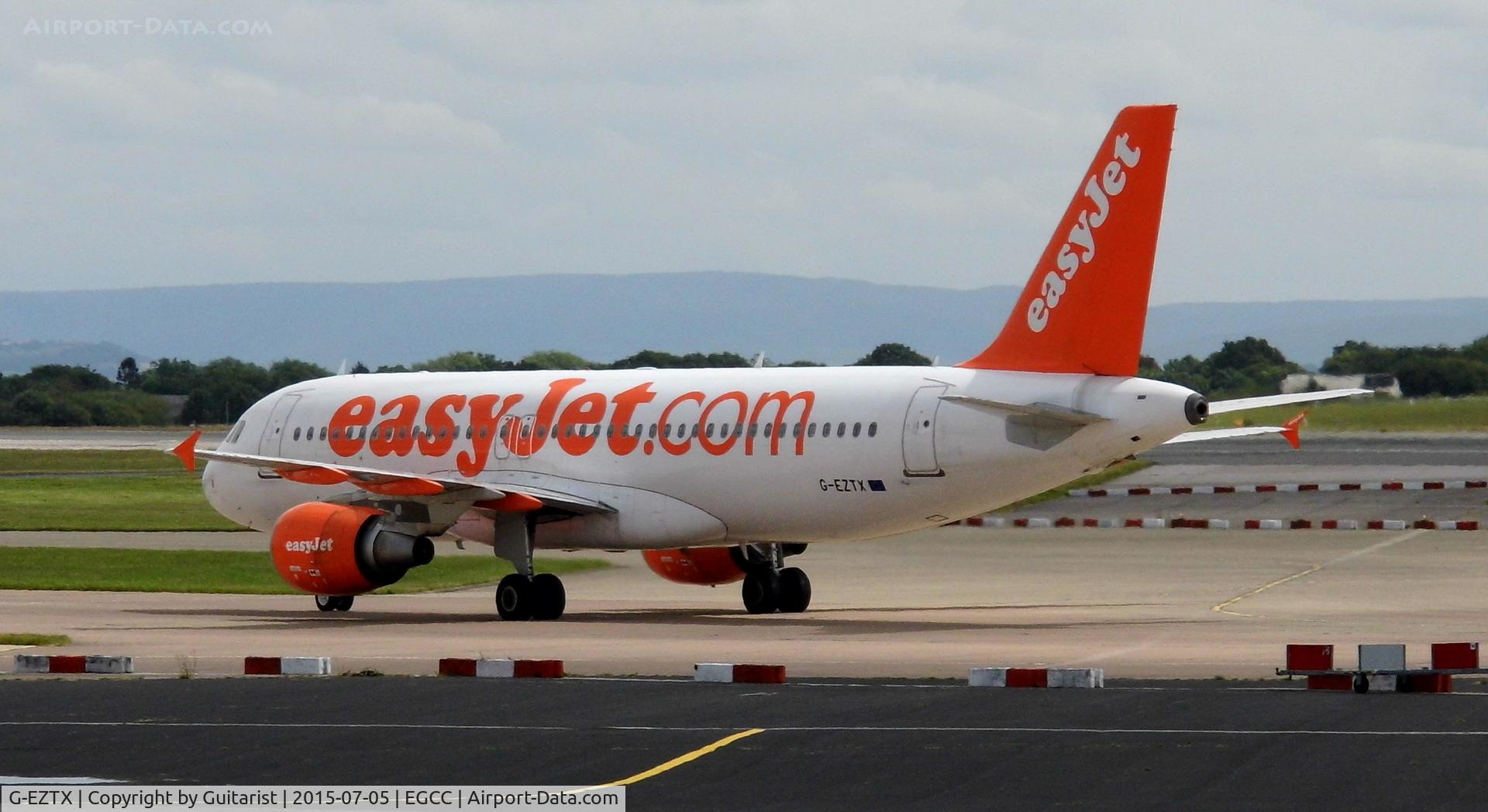 G-EZTX, 2010 Airbus A320-214 C/N 4286, At Manchester