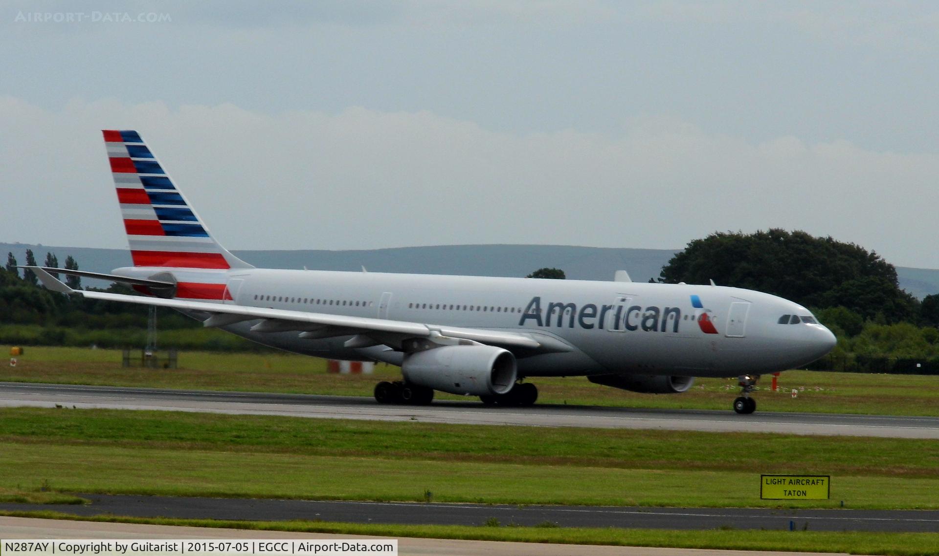 N287AY, 2013 Airbus A330-243 C/N 1417, At Manchester