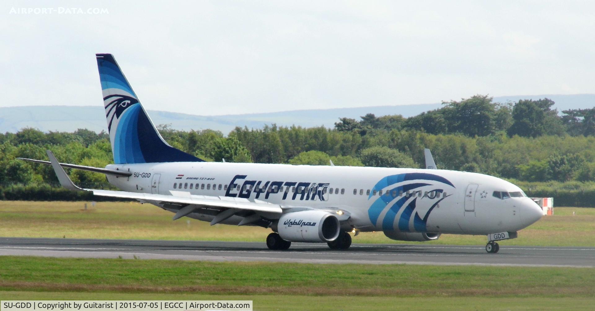 SU-GDD, 2009 Boeing 737-866 C/N 35566, At Manchester