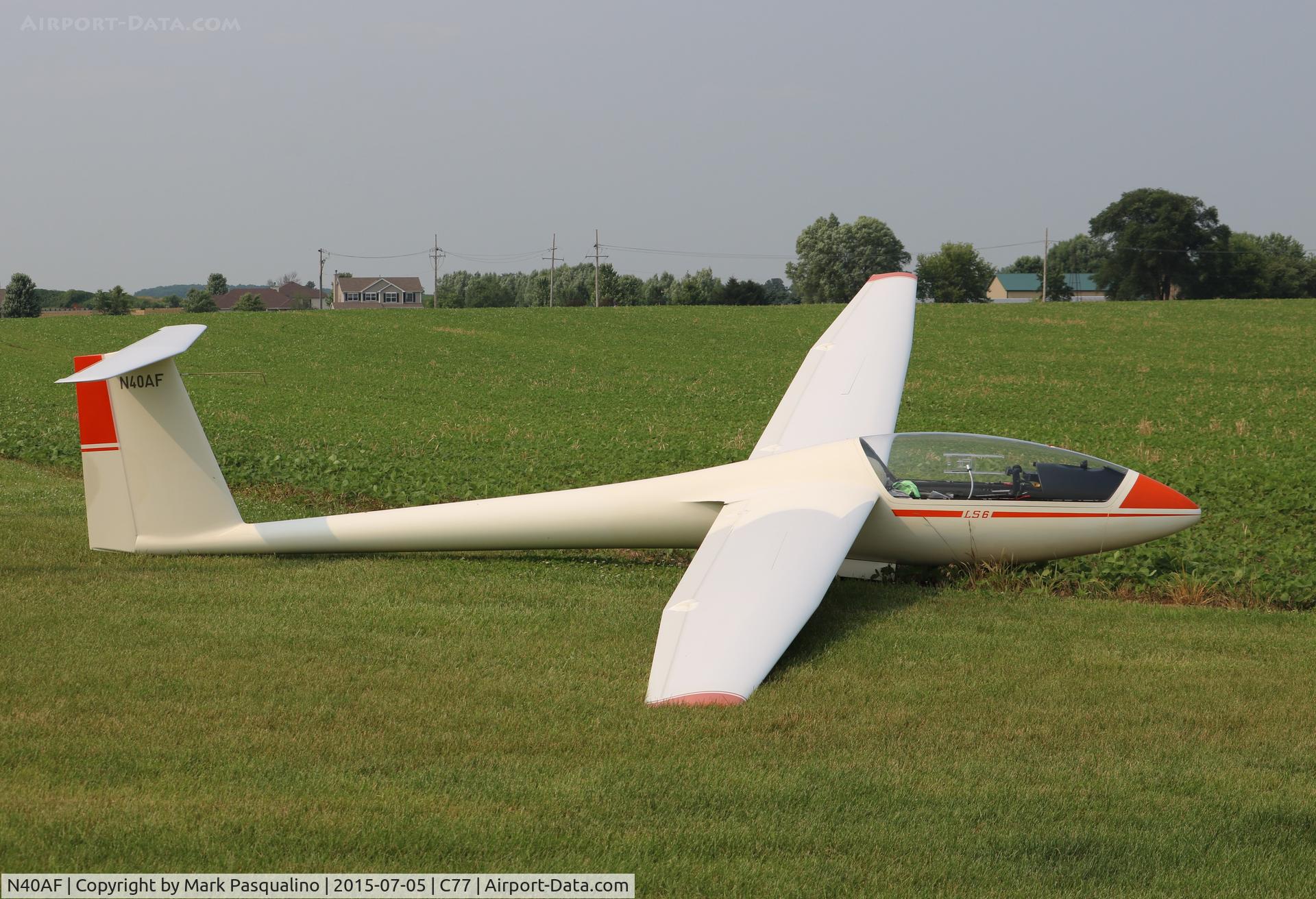 N40AF, 1987 Rolladen-schneider LS-6a C/N 6115, Rolladen-Schneider LS-6A