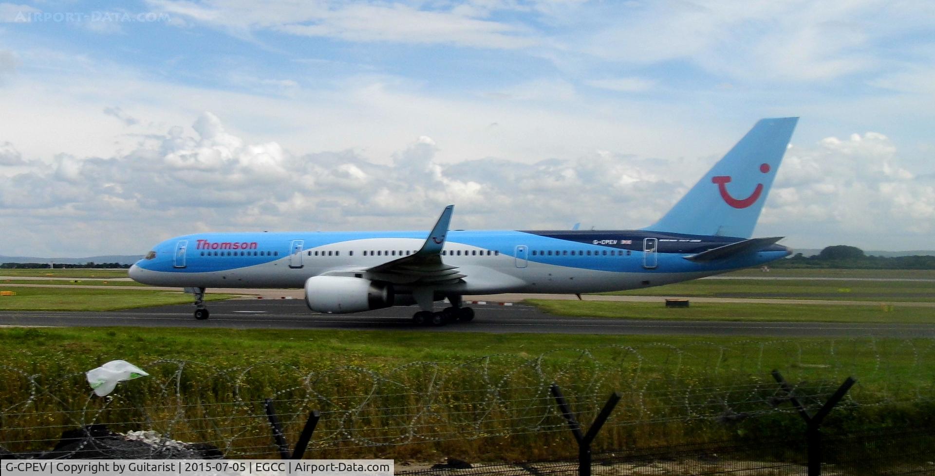G-CPEV, 1999 Boeing 757-236 C/N 29943, At Manchester