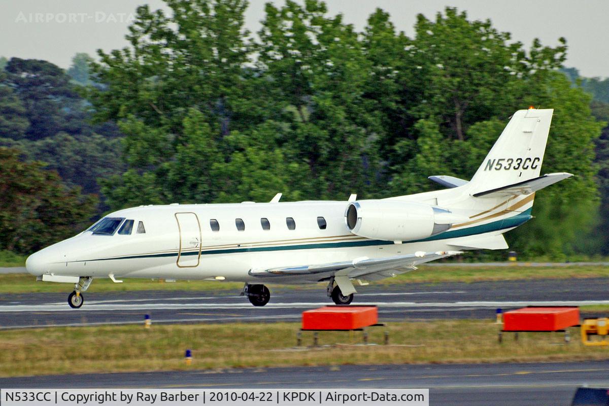 N533CC, Cessna 560XL Citation Excel S+ C/N 560-6063, Cessna Citation Excel S+ [560-6063] Atlanta-Dekalb Peachtree~N 22/04/2010