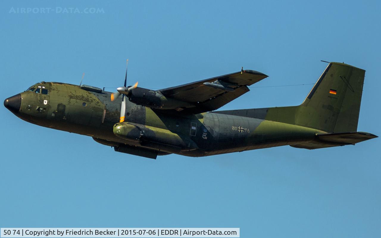 50 74, Transall C-160D C/N D111, departure via RW27
