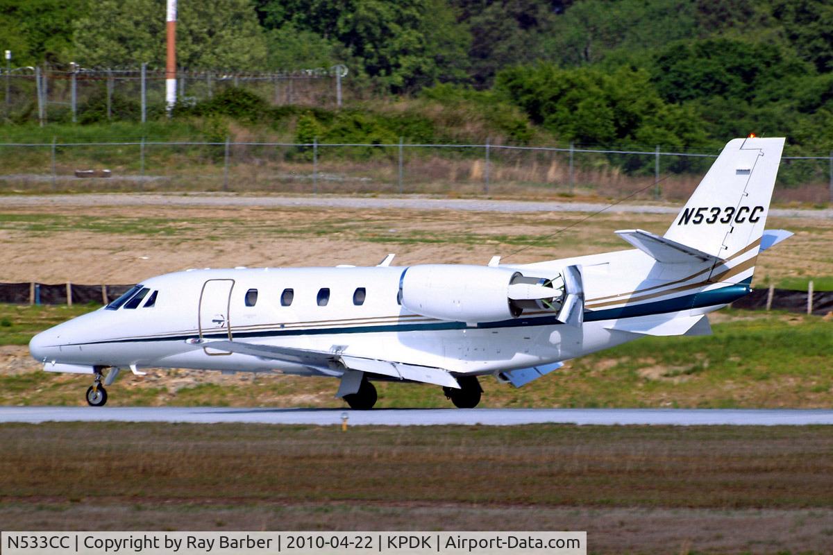 N533CC, Cessna 560XL Citation Excel S+ C/N 560-6063, Cessna Citation Excel S+ [560-6063] Atlanta-Dekalb Peachtree~N 22/04/2010