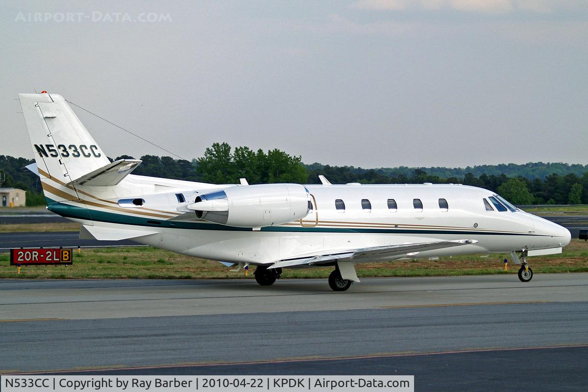 N533CC, Cessna 560XL Citation Excel S+ C/N 560-6063, Cessna Citation Excel S+ [560-6063] Atlanta-Dekalb Peachtree~N 22/04/2010