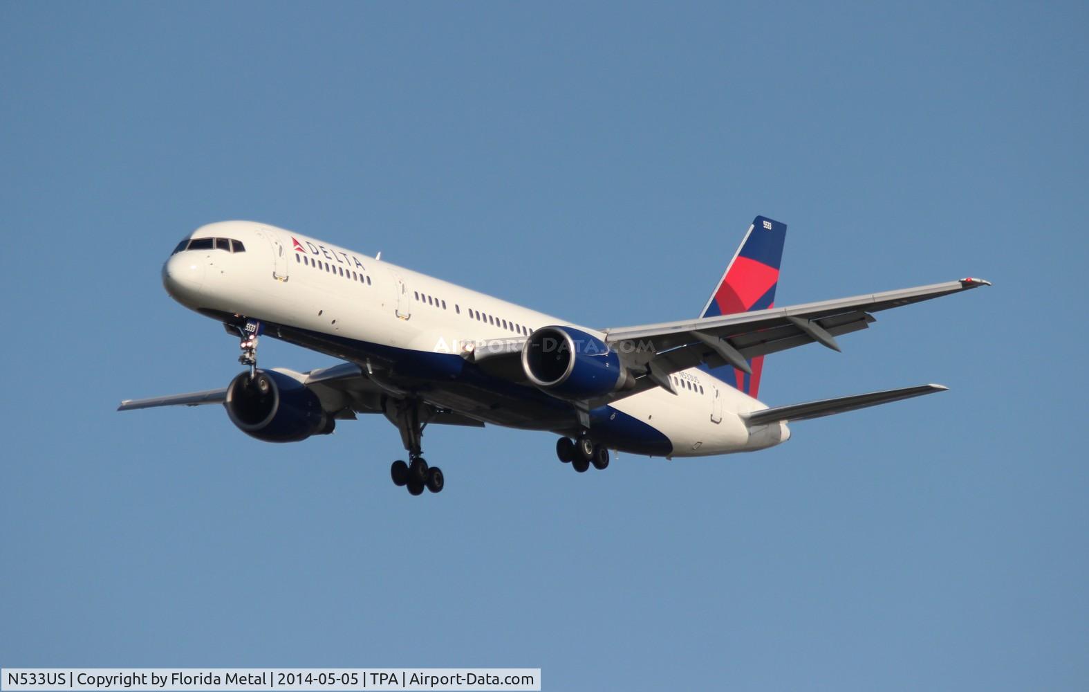 N533US, 1988 Boeing 757-251 C/N 24264, Delta