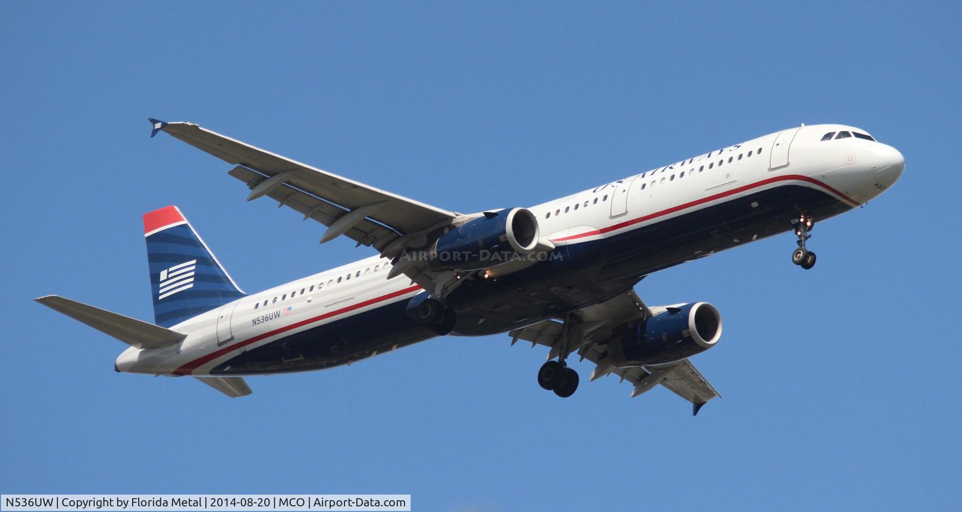 N536UW, 2009 Airbus A321-231 C/N 4025, US Airways
