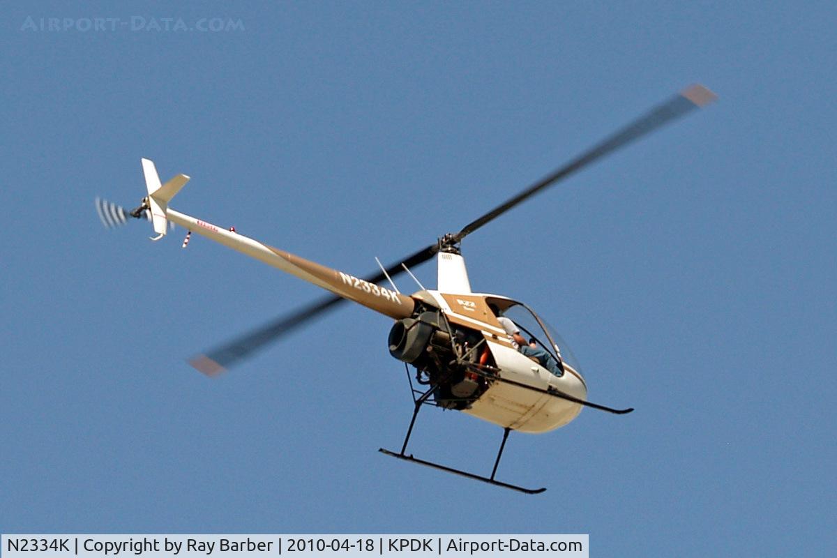N2334K, 1992 Robinson R22 Beta C/N 2159, Robinson R-22 Beta [2159] Atlanta-Dekalb Peachtree~N 18/04/2010