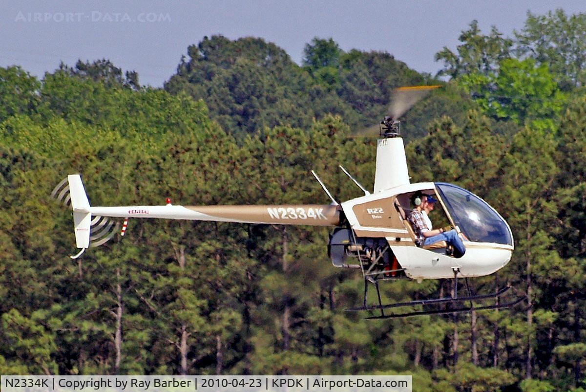 N2334K, 1992 Robinson R22 Beta C/N 2159, Robinson R-22 Beta [2159] Atlanta-Dekalb Peachtree~N 23/04/2010