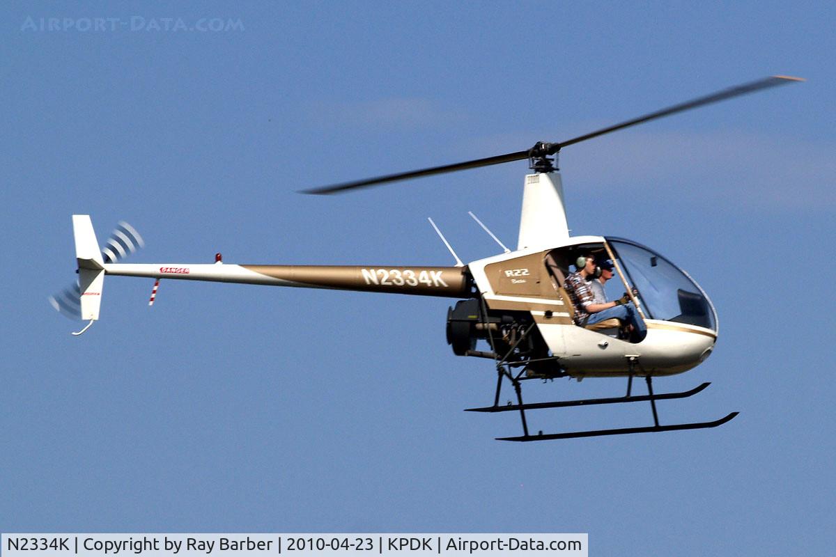 N2334K, 1992 Robinson R22 Beta C/N 2159, Robinson R-22 Beta [2159] Atlanta-Dekalb Peachtree~N 23/04/2010