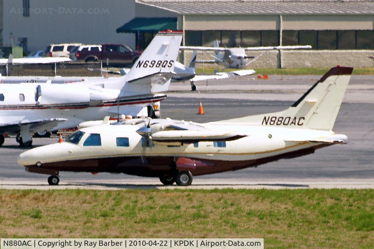 N880AC, 1982 Mitsubishi MU-2B-60 Marquise C/N 1559SA, Mitsubishi MU-2B-60 Marquise [1559SA] Atlanta-Dekalb Peachtree~N 22/04/2010